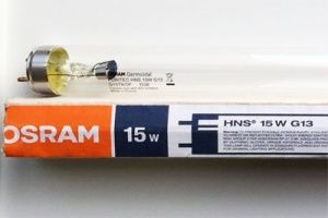 Лампа бактерицидная HNS 15 W G13 OSRAM
