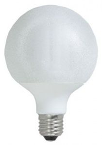 Лампа энергосберегающая Globe 20W DEG/G95 220V E27 2700K Искристый шар 140х9 Ecola