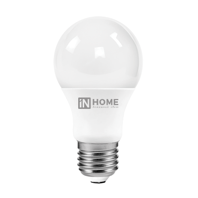 Лампа светодиодная LED-A60-VC 12Вт 230В Е27 4000К белый свет1080Лм IN HOME