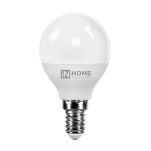 Лампа светодиодная LED-ШАР-VC 6Вт 230В Е14 3000К теплый свет 480Лм IN HOME