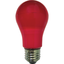 Ecola classic  LED color 8,0W A55 220V E27 Red Красная 360° (композит) 108x55
