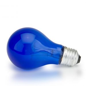 Лампа накаливания вольфрамовая синяя А55 60Вт 230В Е27 Favor
