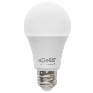 Лампа сд А60 Е27 11Вт 1200лм 5700К термопластик белый DEKOlabs