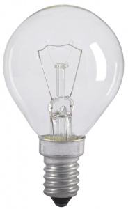 Лампа накаливания G45 шар прозр. 60Вт E14 IEK