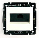 774441 Розетка RJ45 ISDN 8 контактов, белый Valena