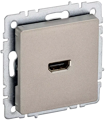 BRITE Розетка HDMI РHDMI-0-БрШ шампань IEK