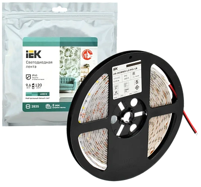 Лента светодиодная 5м LSR-2835NW60-4,8-IP65-12В IEK