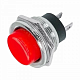 Выключатель-кнопка  металл 250V 2А (2с) (ON)-OFF  Ø16.2  красная  REXANT