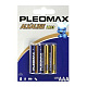 Эл.питания Pleomax Alkaline LR03 (ААА)-4S 