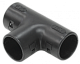 Тройник открывающийся TI25G черный (5шт/компл) IEK