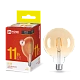 Лампа светодиодная LED-GL-125-deco gold 11Вт 230В Е27 3000К ТЕПЛЫЙ золотистая 1160Лм IN HOME