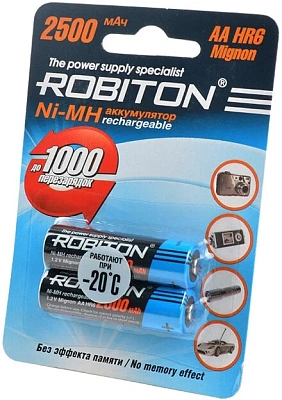 Аккумулятор ROBITON R06  BL10/200  2500mAh