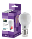 Лампа светодиодная A60 шар матовая 11Вт 230В 4000К E27 серия 360° IEK