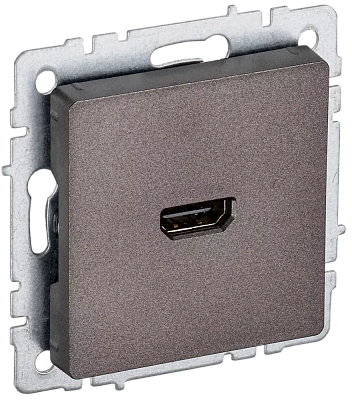 BRITE Розетка HDMI РHDMI-0-БрТБ темная бронза IEK