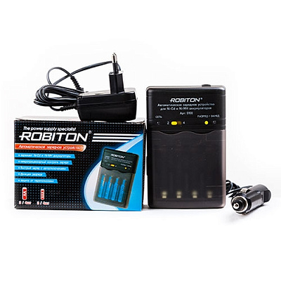 Зарядное устройство Robiton Smart S100 (автомат, функция разряда, 220V, 12V)