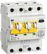 Автоматический выключатель дифференциального тока АВДТ34 C63 30мА IEK
